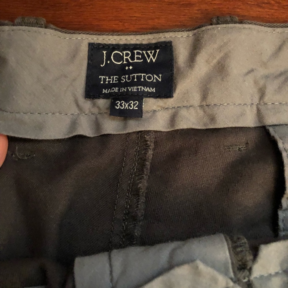 J Crew The Sutton Pants 33x32